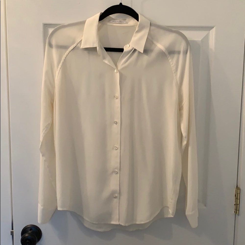 Everlane silk blouse